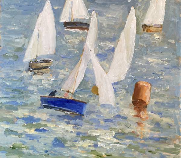 - Oil on Board, Painting by Eric Ward, measuring 20 x 24 cm (H x W) framed at 40 x 44 cm £475